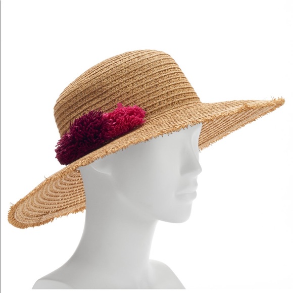 Sonoma Pom-Pom Floppy Hat Women’s New - Picture 2 of 2